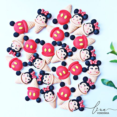 Sorvetinhos Minnie Resina (4Uni.) - VENDINHA LINA