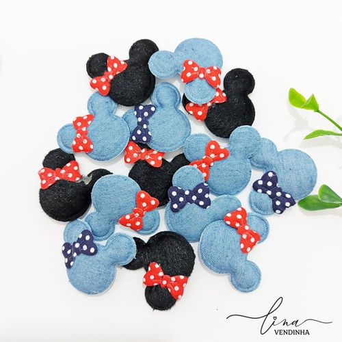 Minnie Tecido (2 unid) - VENDINHA LINA
