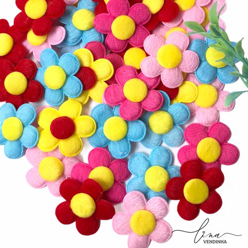 Kit Florzinha Tecido - VENDINHA LINA
