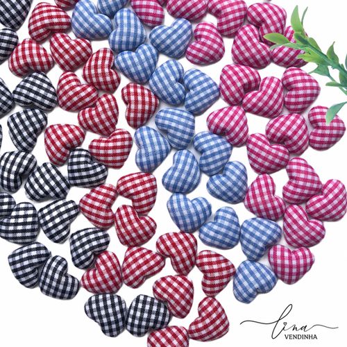 Mini Coração Xadrez - VENDINHA LINA