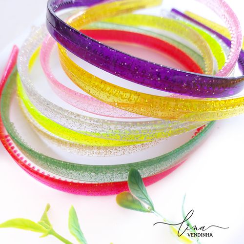 Tiara de Dentinho Glitter (4 unidades) - VENDINHA LINA