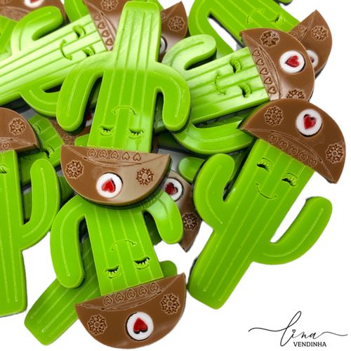 Cacto Acrílico 4CM (2Uni.) - VENDINHA LINA