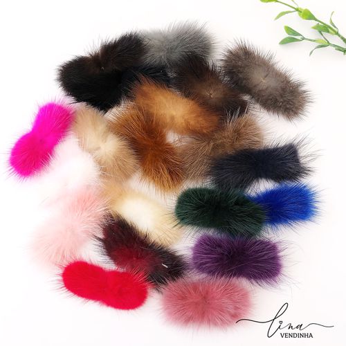 Aplique Pompom Retangular (Bigode) - VENDINHA LINA