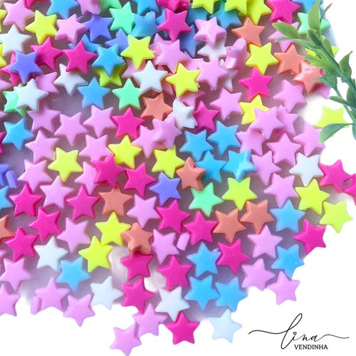 Contas Estrelas (15mm) - VENDINHA LINA