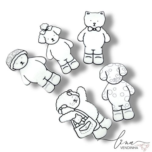 Bobbie Goods P/Colorir 7CM (2Uni.) - VENDINHA LINA