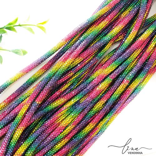 Tubo Strass Cravejado - VENDINHA LINA