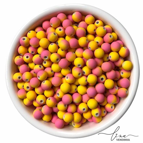 Contas Mescladas Emborrachadas (8MM) - VENDINHA LINA