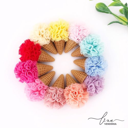  Casquinha com Pompom (4Uni.) - VENDINHA LINA