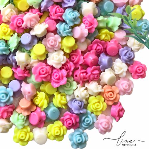 Contas Mini Rosas - VENDINHA LINA