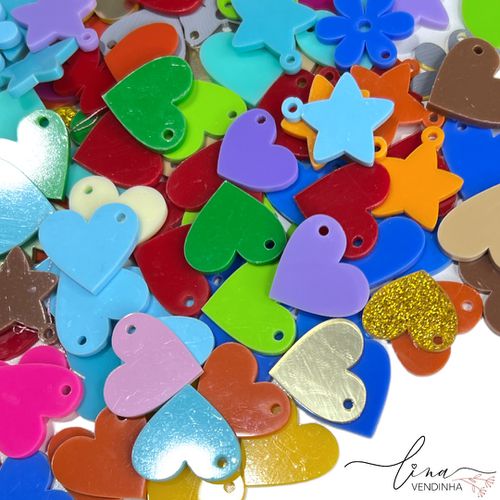 kit Pingente Acrílico (10Uni.) - VENDINHA LINA