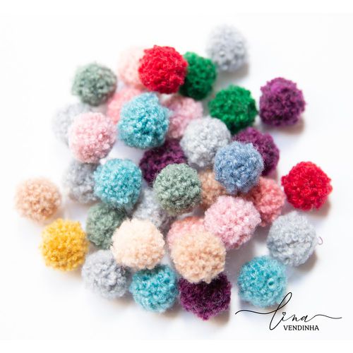 Pompom de Lã 1cm - VENDINHA LINA