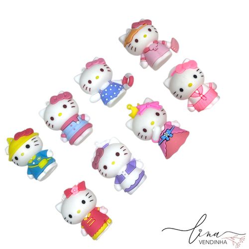 Pingente Chaveiro Hello e Kuromi Embor. (2Uni.) - VENDINHA LINA