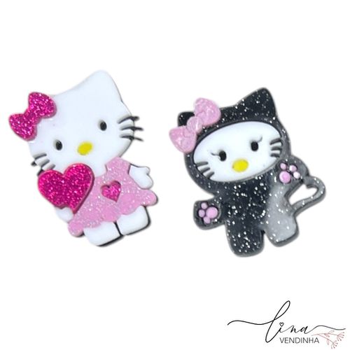 Hello Kitty Acrílico Corpinho (2Uni.) - VENDINHA LINA