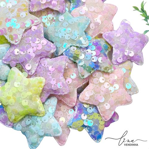 Estrela Paetê Furta Cor (2Uni.) - VENDINHA LINA