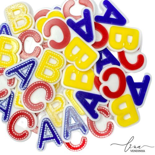 ABC Acrílico Triplo 6CM (1Uni.) - VENDINHA LINA