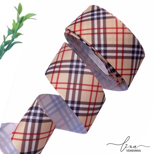 Fita Sanding Xadrez Burberry - VENDINHA LINA