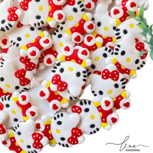 Hello Kitty Vermelha Emborrachado - VENDINHA LINA