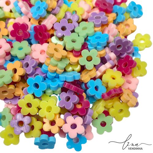 Micro Florzinha Acrílicos (10Uni.) - VENDINHA LINA