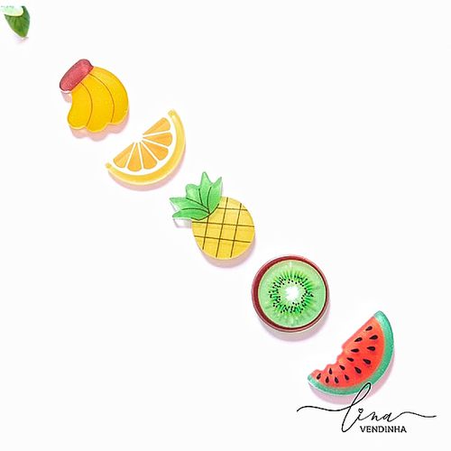 Mini Frutas Acrílico (4Uni.) - VENDINHA LINA