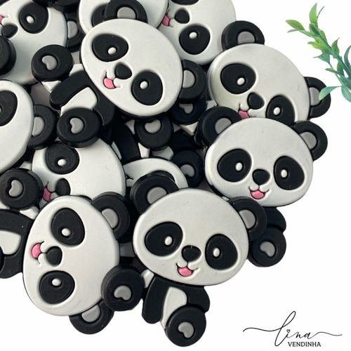 Panda Emborrachado Cinza (4Uni.) - VENDINHA LINA