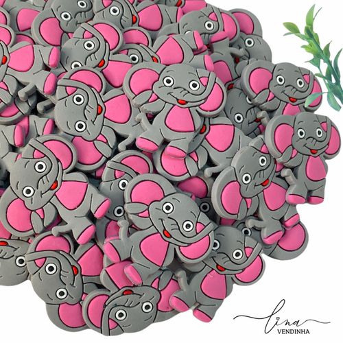 Elefante Cinza Emborrachado(4Uni.) - VENDINHA LINA