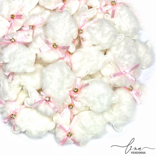 Coelha Pelúcia Laço (2Uni.) - VENDINHA LINA