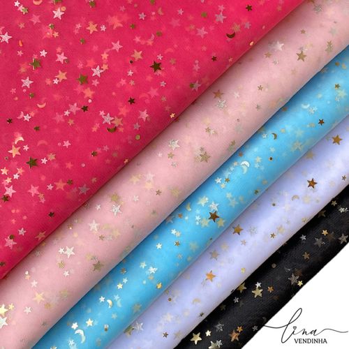 Tule Estrelas - VENDINHA LINA