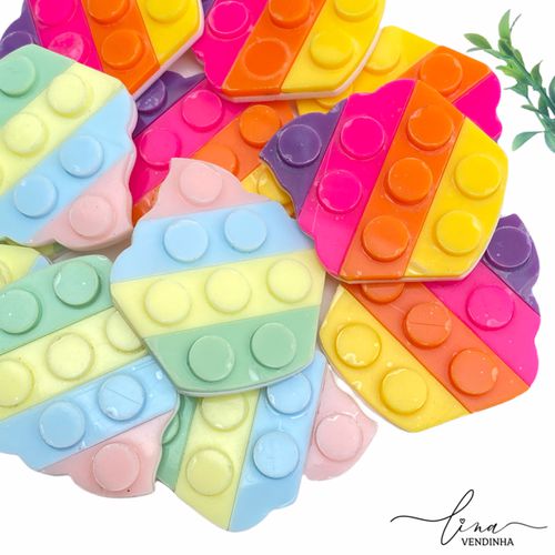 Cupcake Acrílico POP IT 5CM (2Uni.) - VENDINHA LINA