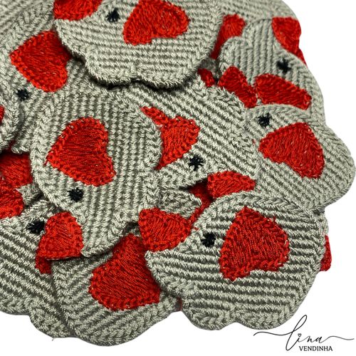 Elefante Cinza Tricô (2 unid) - VENDINHA LINA