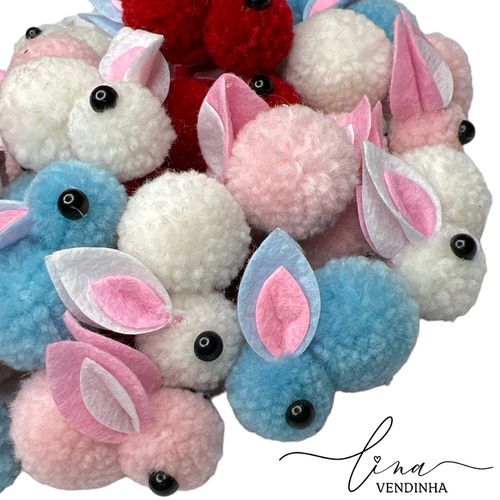 Coelhos de Lã (4Uni.) - VENDINHA LINA