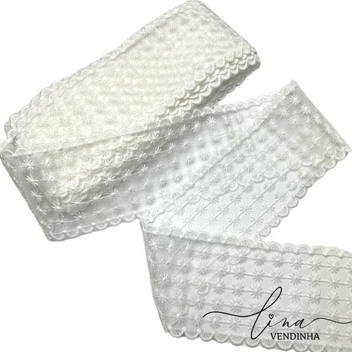 Fita Rendada Importada (70mm) - VENDINHA LINA