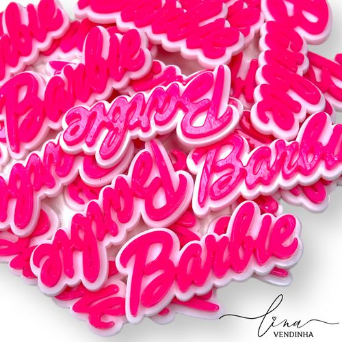 Nome Barbie Acrílico 4CM (2Uni.) - VENDINHA LINA