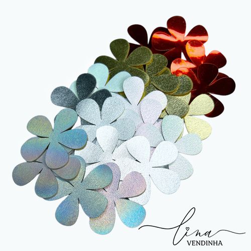  Florzinha de Lonita 3CM (4Uni.) - VENDINHA LINA