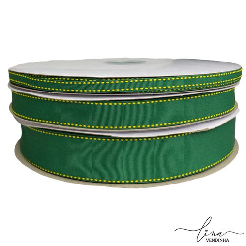 Fita Pespontada Yama Brasil Verde - VENDINHA LINA