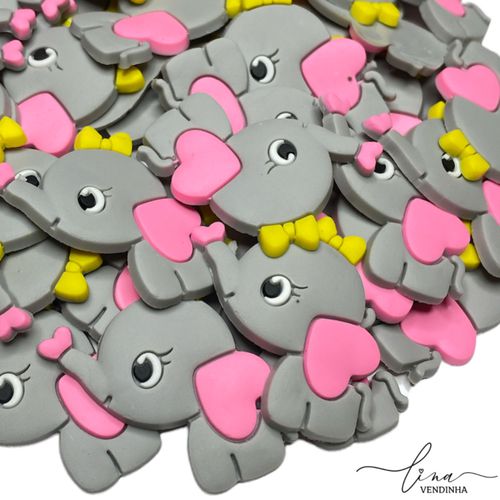 Mini Elefante Emborrachado (4Uni.) - VENDINHA LINA