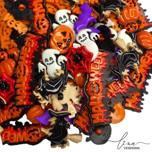 Kit Halloween Botões (14Uni.) - VENDINHA LINA