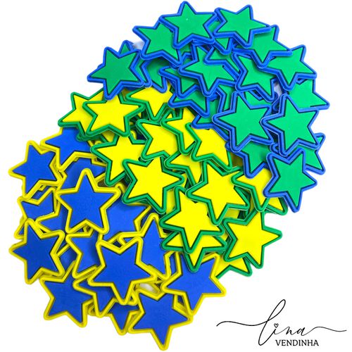 Estrela Brasil Emborrachado (4Uni.) - VENDINHA LINA