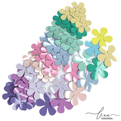 Flores Verniz 5CM (4Uni.) - VENDINHA LINA