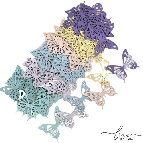 Borboleta Verniz 6CM (4Uni.) - VENDINHA LINA