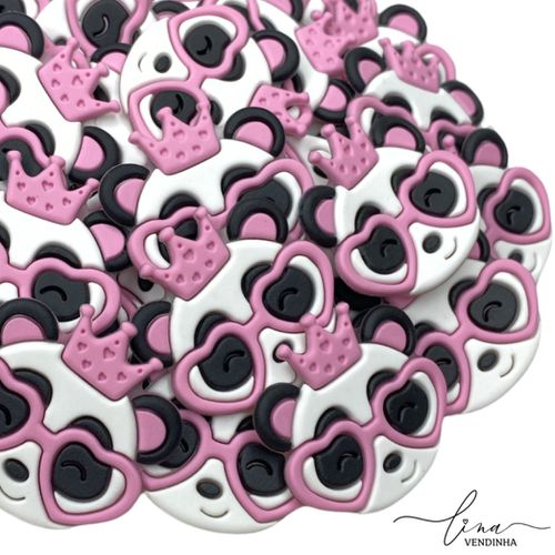 Panda Óculos Emborrachado (2Uni.) - VENDINHA LINA