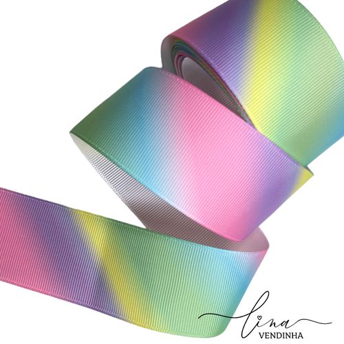 Fita Yama Degrade Candy (38MM) - VENDINHA LINA
