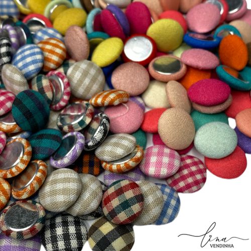 Mini Boton Xadrez(6Uni.) - VENDINHA LINA