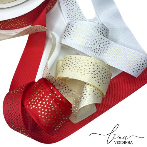 Fita Yama Chuva de Estrela (38MM) - VENDINHA LINA