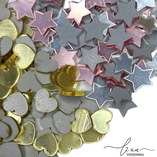 Micro Acrílico Espelhado (20Uni.) - VENDINHA LINA