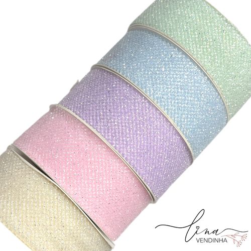 Fita Yama Organza Glossy (38MM) - VENDINHA LINA