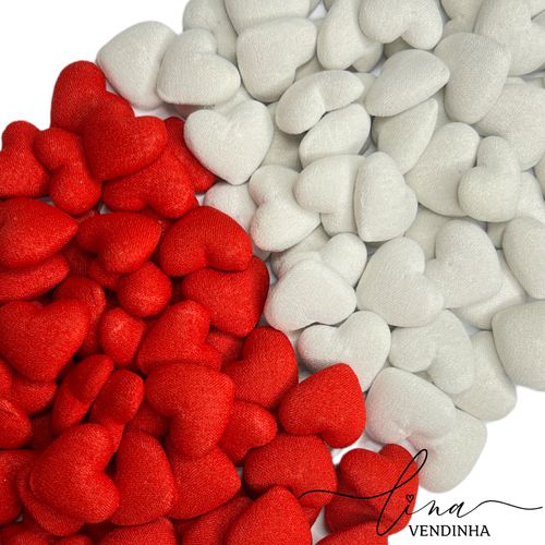 Mini Coração Boton (4Uni.) - VENDINHA LINA