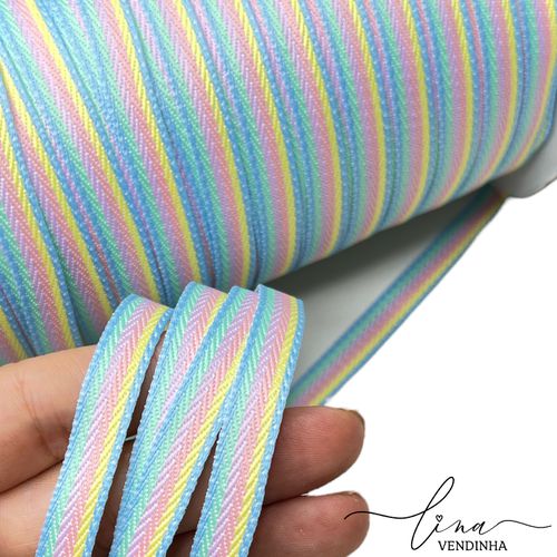 Fita Yama Arco-íris Candy - VENDINHA LINA