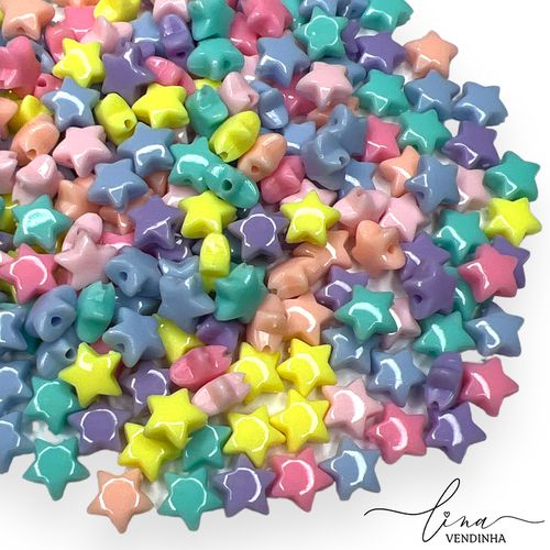 Contas Estrelas Candy - VENDINHA LINA
