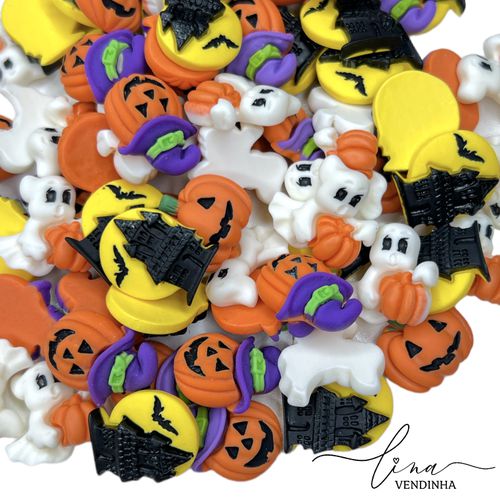 Apliques Fosco Halloween Resina (4Uni.) - VENDINHA LINA