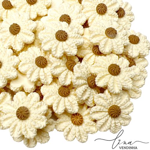 Flor Trançada Resina (2Uni.) - VENDINHA LINA